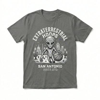 San Antonio Alien Basketball Fan Apparel - Texas Hoops Extraterrestrial Graphic Shirts & Hoodies