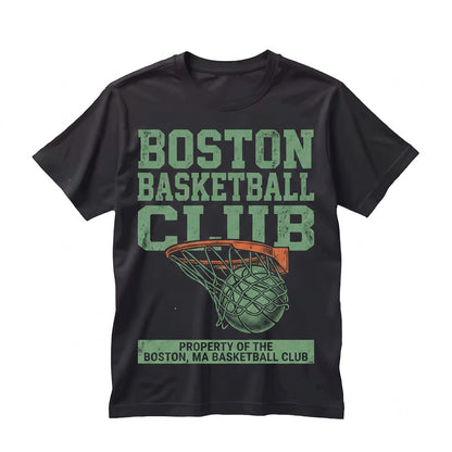 Boston Basketball Graphic