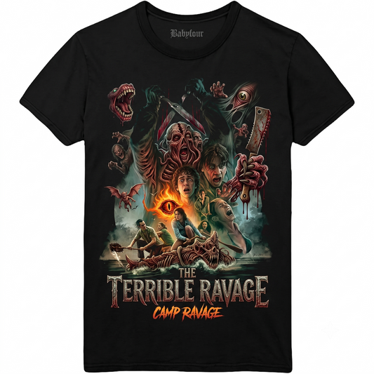 Vintage 80s Cult Slasher Summer Camp Caretaker Revenge Graphic Retro Horror Fan Merchandise Unisex T-shirt