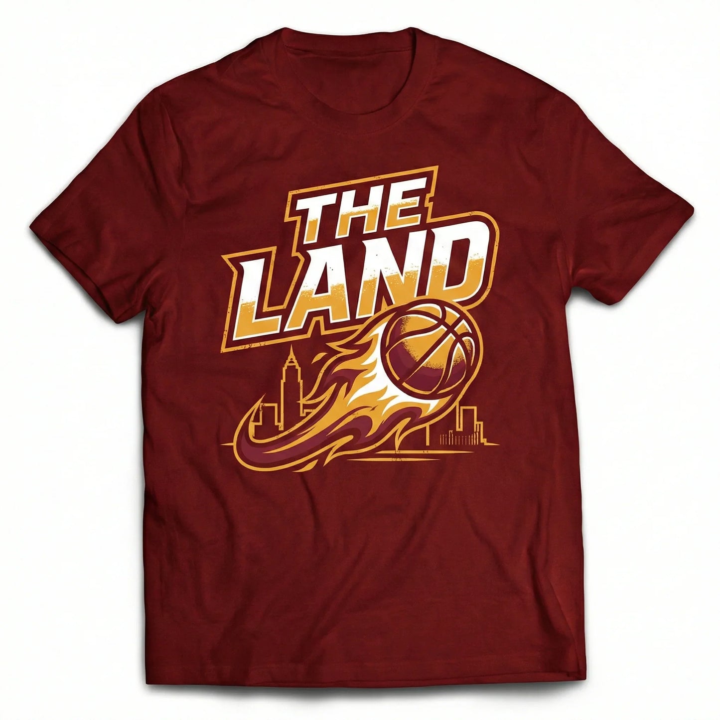 Premium Cleveland Basketball "The Land" Hoops Apparel | T-Shirt, Tank Top, Long Sleeve, Sweatshirt, Hoodie