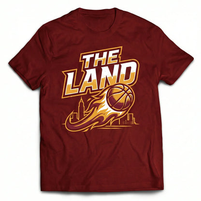 Premium Cleveland Basketball "The Land" Hoops Apparel | T-Shirt, Tank Top, Long Sleeve, Sweatshirt, Hoodie