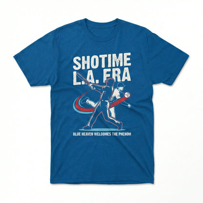 os Angeles Dodgers 'ShoTime L.A. Era' Ohtani Welcome Fan Apparel - T-Shirt, Hoodie, Sweatshirt, Tank Top, Long Sleeve Baseball Gear