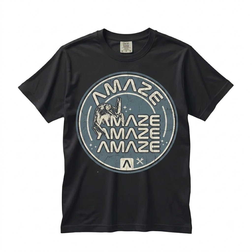 Amaze Rocky Alien Astronaut Funny Outer Space Book Nerd Science Fiction Graphic Gift Unisex TShirt