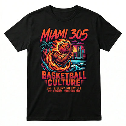 Premium Miami 305 Basketball Culture Fan Apparel | Vice City Game Day Gear