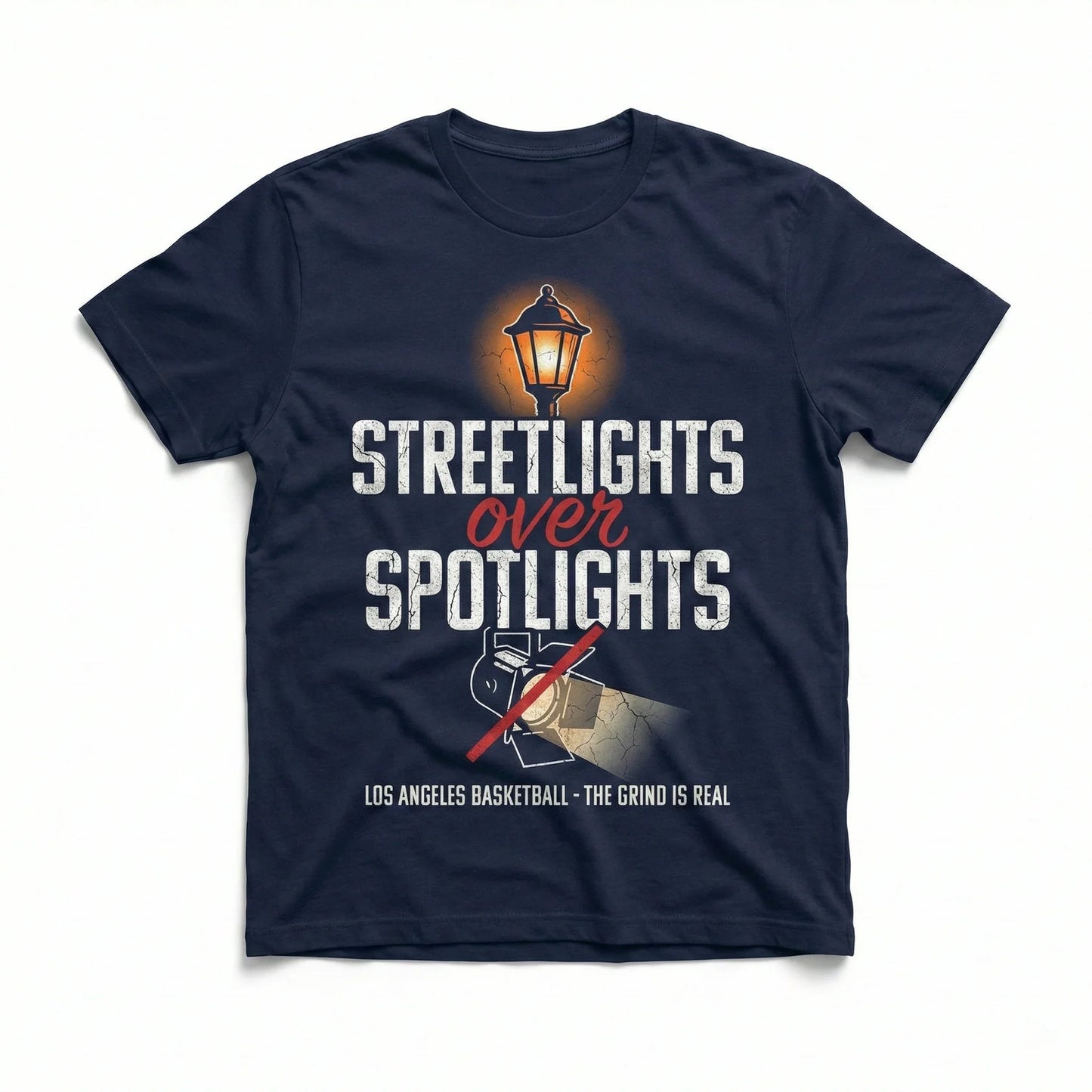 Los Angeles Basketball Funny Rivalry Fan Gear - LA Red And Blue Apparel (T-Shirt, Hoodie, Sweatshirt)