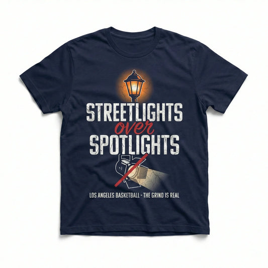 Los Angeles Basketball Funny Rivalry Fan Gear - LA Red And Blue Apparel (T-Shirt, Hoodie, Sweatshirt)