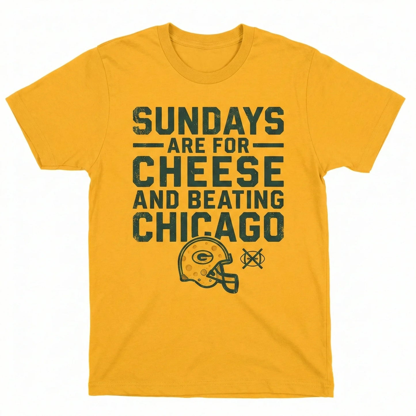 Green Bay Football Fan Funny Sundays Are For Cheese Game Day Apparel - T-Shirt, Hoodie, Sweatshirt