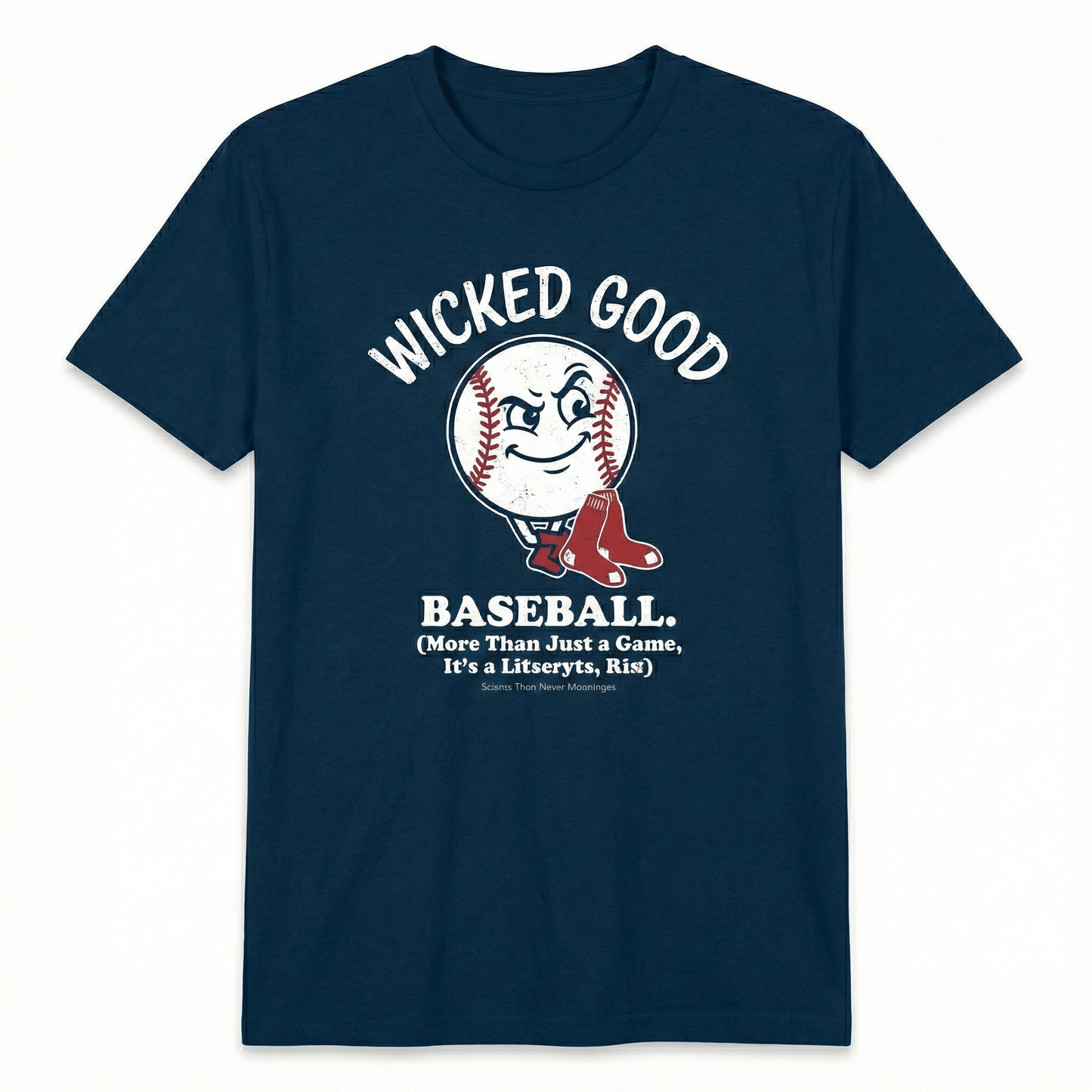 Boston Baseball "Wicked Good" Fan Attitude Slogan T-Shirt Hoodie Apparel