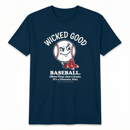 Boston Baseball "Wicked Good" Fan Attitude Slogan T-Shirt Hoodie Apparel