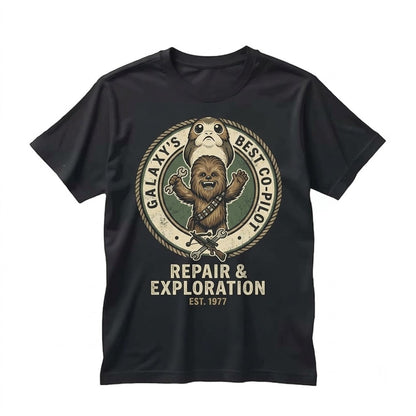 Cute Wookiee Graphic Sweatshirt Sci-Fi Fan Gift Unisex TShirt