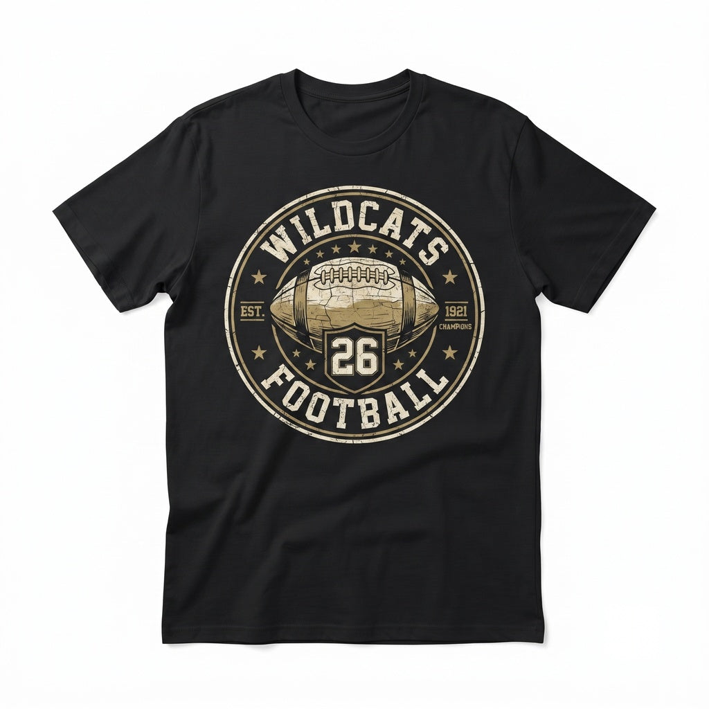 Personalized Football Mom Game Day Custom Name Number Apparel Fan Unisex TShirt