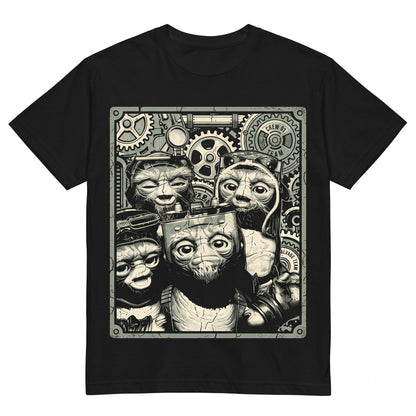 Vintage Anzellan Droidsmith Babu Frik Sci-Fi Graphic Apparel Retro Alien Merch Unisex TShirt