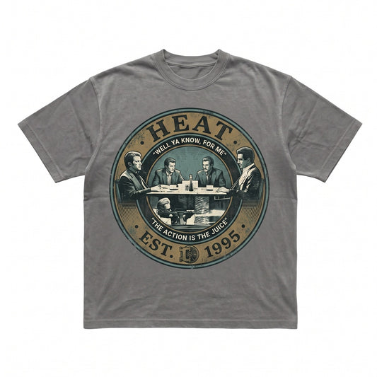 Vintage 90s Crime Film Diner Scene Graphic Cotton Top Unisex TShirt