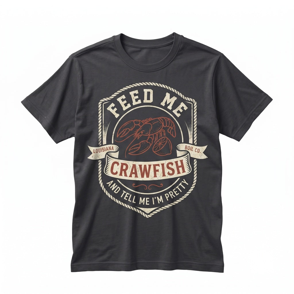 Funny Cajun Crawfish Boil Seafood Lover Coastal Summer Beach Cookout Graphic Unisex TShirt