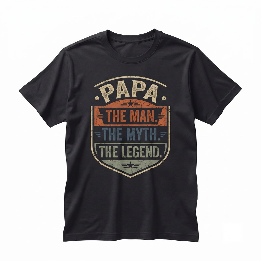 Papa The Man The Myth The Legend Fathers Day Gift Unisex TShirt