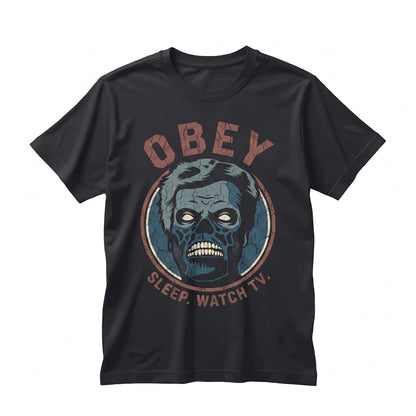 Vintage 1980s Cult Sci-Fi Film Graphic Apparel, Retro Dystopian Action Cinema Merchandise Unisex TShirt