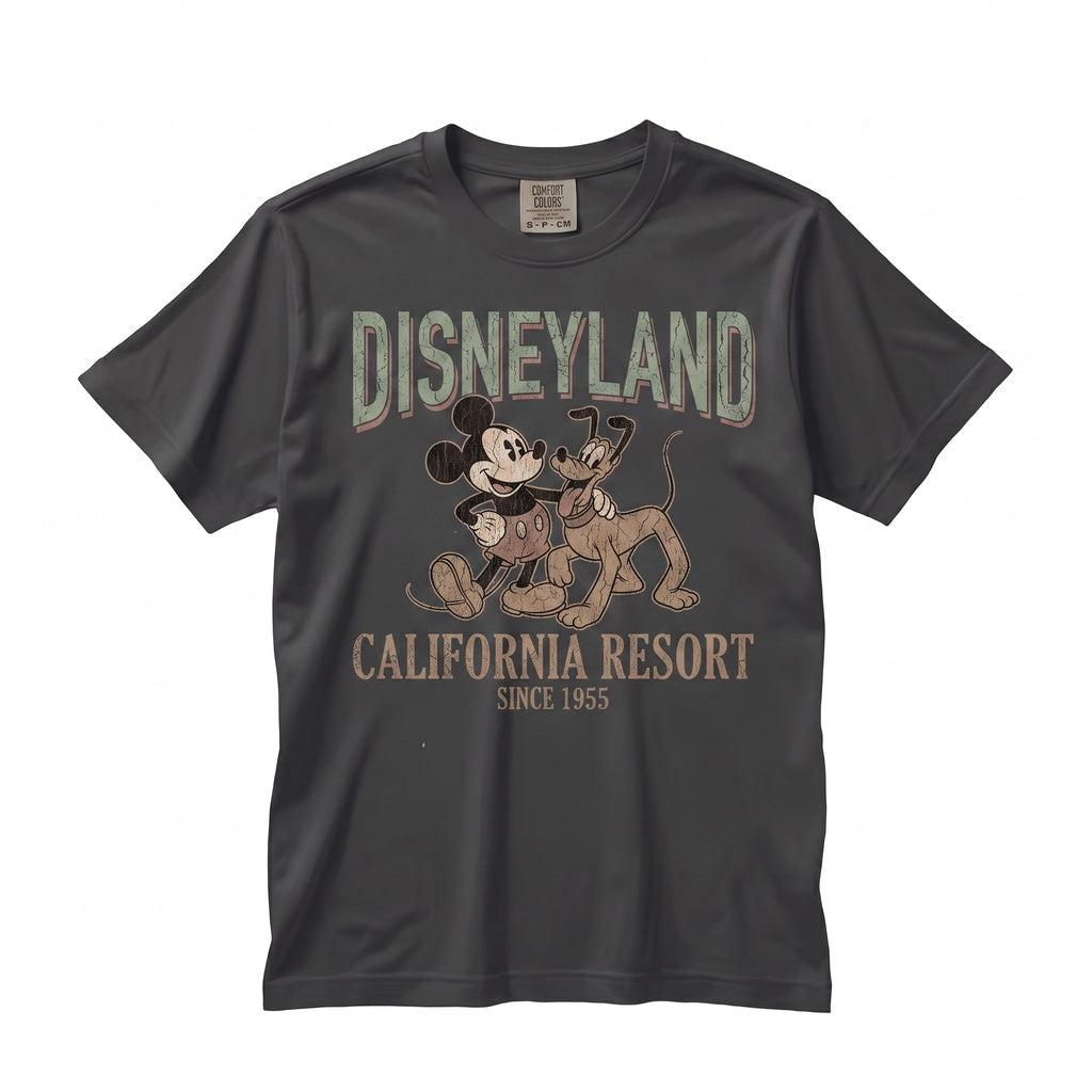 Retro Theme Park Family Vacation Magical Mouse Friends Apparel Unisex TShirt