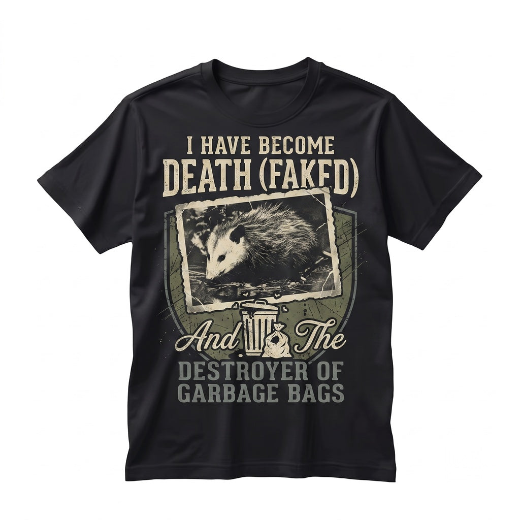 I Am Become Death Funny Opossum Meme Graphic Heavy Cotton Unisex TShirt