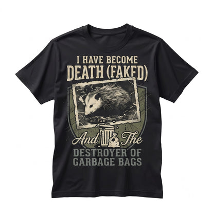 I Am Become Death Funny Opossum Meme Graphic Heavy Cotton Unisex TShirt
