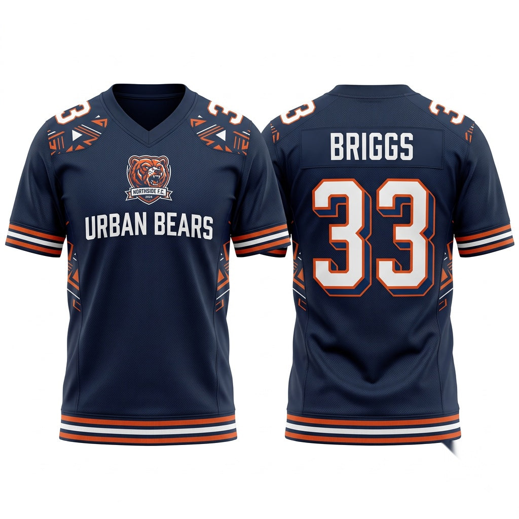 Unisex Breathable Mesh Football Fan Jersey - Lightweight Stitched Game Day Athletic Top