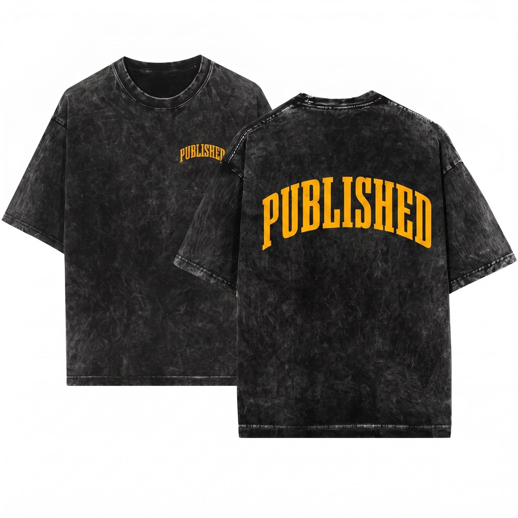Published Writer Literary Bookish Novelist Author Gift Unisex Wash T-Shirt