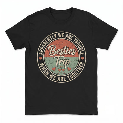 Besties Trip 2025 Tank Top Girls Vacation Racerback Weekend
