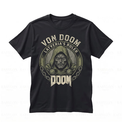 90s Vintage Comic Book Doctor Doom Retro Graphic Streetwear Cotton Unisex TShirt