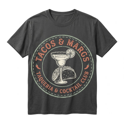 Tacos And Margaritas Fun Cinco De Mayo Mexican Food Party Graphic Apparel, Unisex TShirt