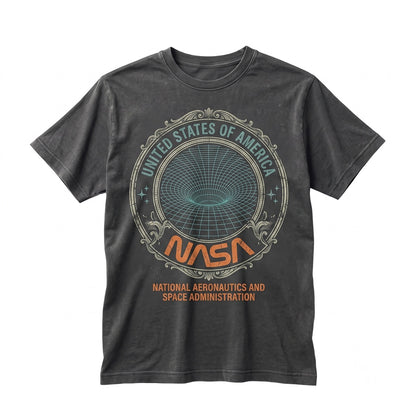 NASA Wormhole Space Nerd Graphic Science Apparel Unisex TShirt