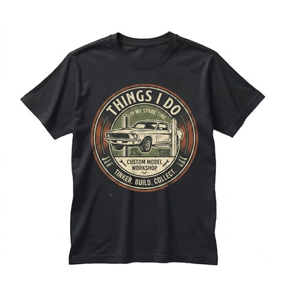 Vintage Diecast Model Car Collector Retro Graphic Apparel Unisex TShirt