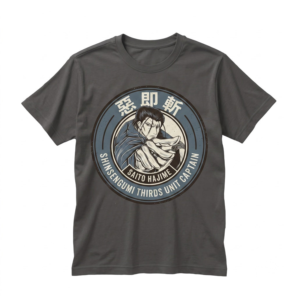 Japanese Ronin Swordsman Anime Fan Jersey Short Sleeve Unisex TShirt