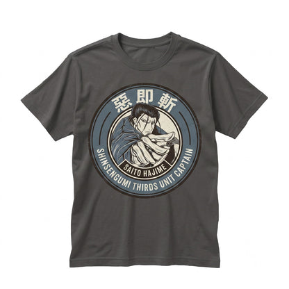 Japanese Ronin Swordsman Anime Fan Jersey Short Sleeve Unisex TShirt