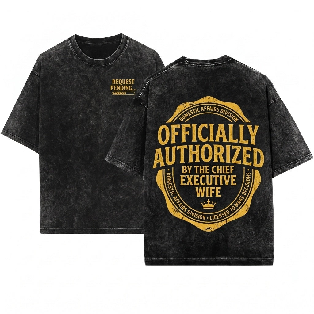 Let Me Ask My Wife Funny Husband Gift Ideas For Men Anniversary Unisex Wash T-Shirt