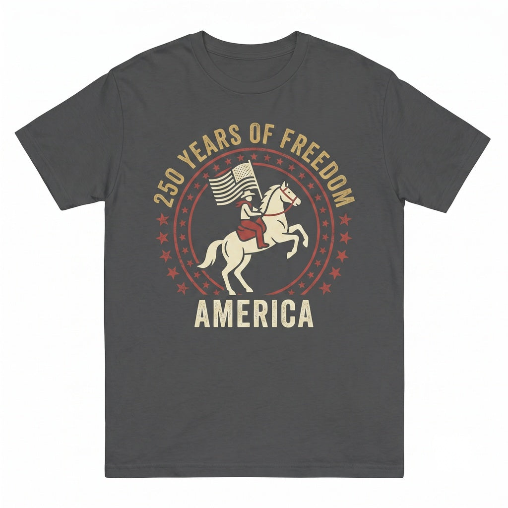 America 250th Anniversary Faith Family Freedom Independence Day 4th July Christian Church Patriotic Gift Unisex TShirt