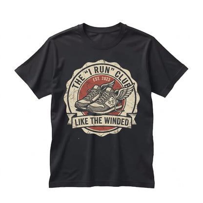 I Run Like The Winded Funny Runner Workout Graphic Apparel Unisex TShirt