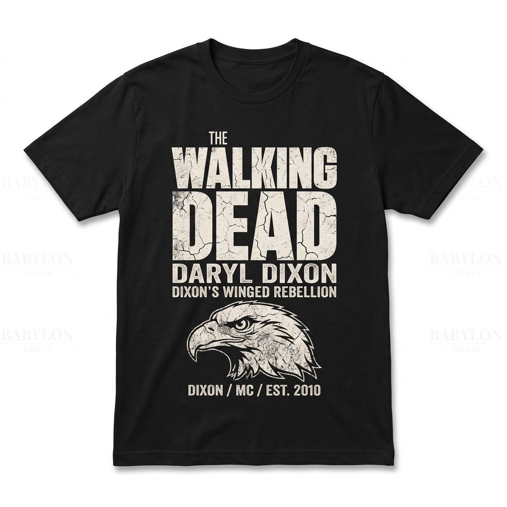 Vintage Daryl Dixon Crossbow Zombie Apocalypse Norman Reedus Graphic Apparel Unisex TShirt