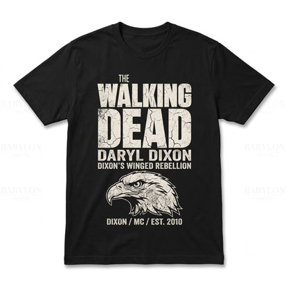 Vintage Daryl Dixon Crossbow Zombie Apocalypse Norman Reedus Graphic Apparel Unisex TShirt
