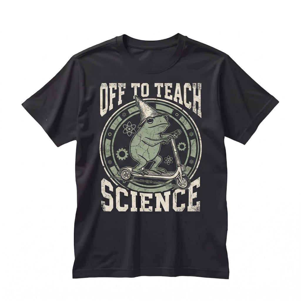 Funny Frog Off Teach Science Teacher Appreciation Back To School Unisex TShirt