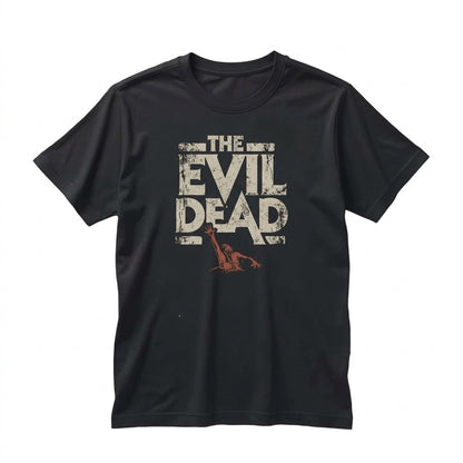 Evil Dead Black and White Cult Horror Film Graphic Unisex TShirt