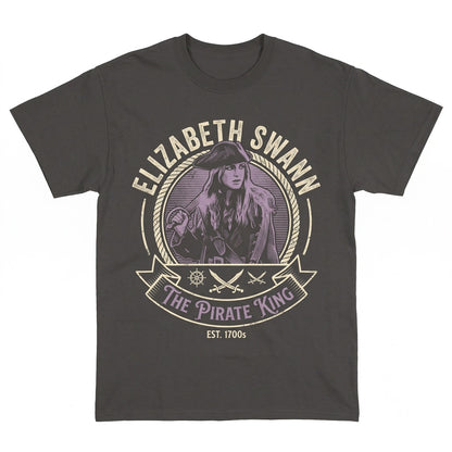 Vintage Elizabeth Swann Retro Movie Keira Knightley Fan Gift Pirate Life Theme Unisex TShirt