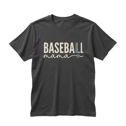 Baseball Mama Embroidered Sports Crewneck Pullover Athletic Women Game Day Apparel Gift Unisex TShirt
