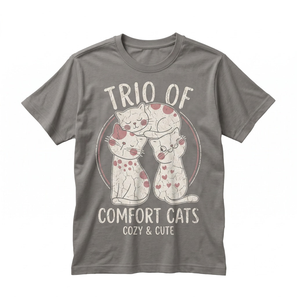 Funny Meow Cat Valentine Gift Customizable Ceramic Novelty Graphic Unisex TShirt