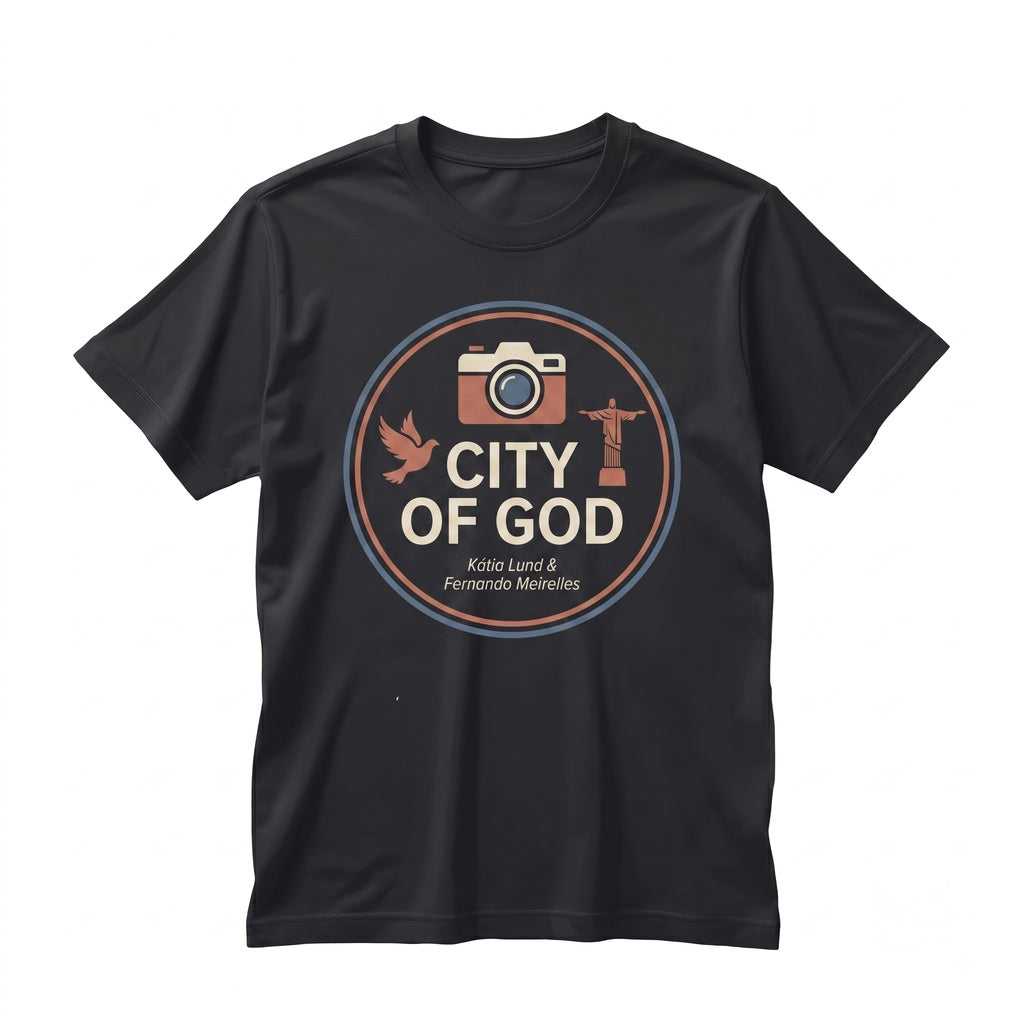 City of God Vintage Y2K Brazilian Crime Movie Streetwear Graphic Cotton Unisex TShirt