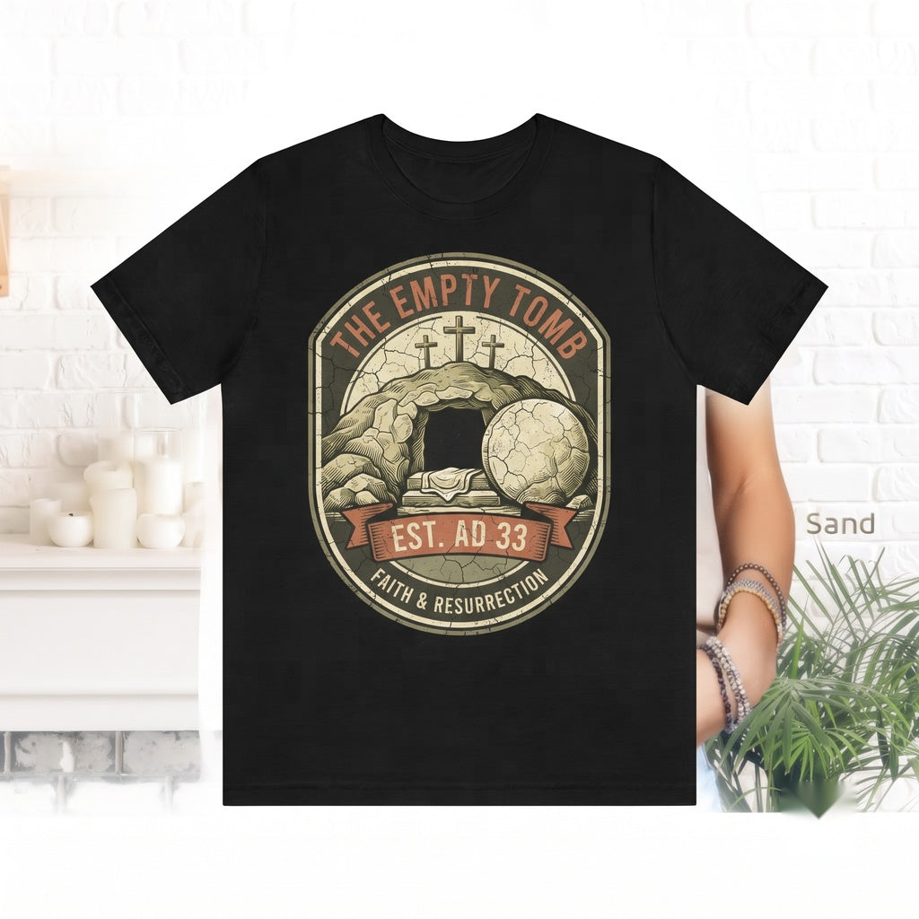 Rock Band He Is Risen Easter Christian Apparel Unisex TShirt