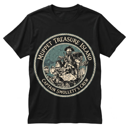Retro Vintage Pirate Puppet Island Cruise Family Vacation Graphic Apparel Gift Unisex TShirt