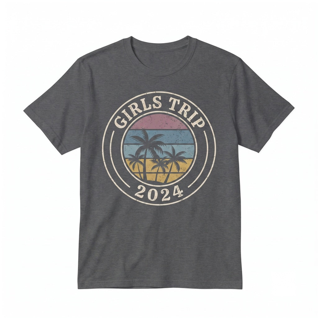 Girls Trip Racerback Tank Top Besties Vacation Apparel Unisex TShirt