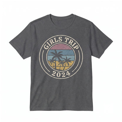 Girls Trip Racerback Tank Top Besties Vacation Apparel Unisex TShirt