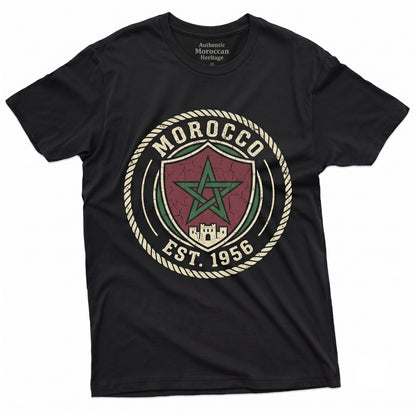 Morocco National Flag Moroccan Patriotic Birthday Present Souvenir Lover Apparel Unisex TShirt