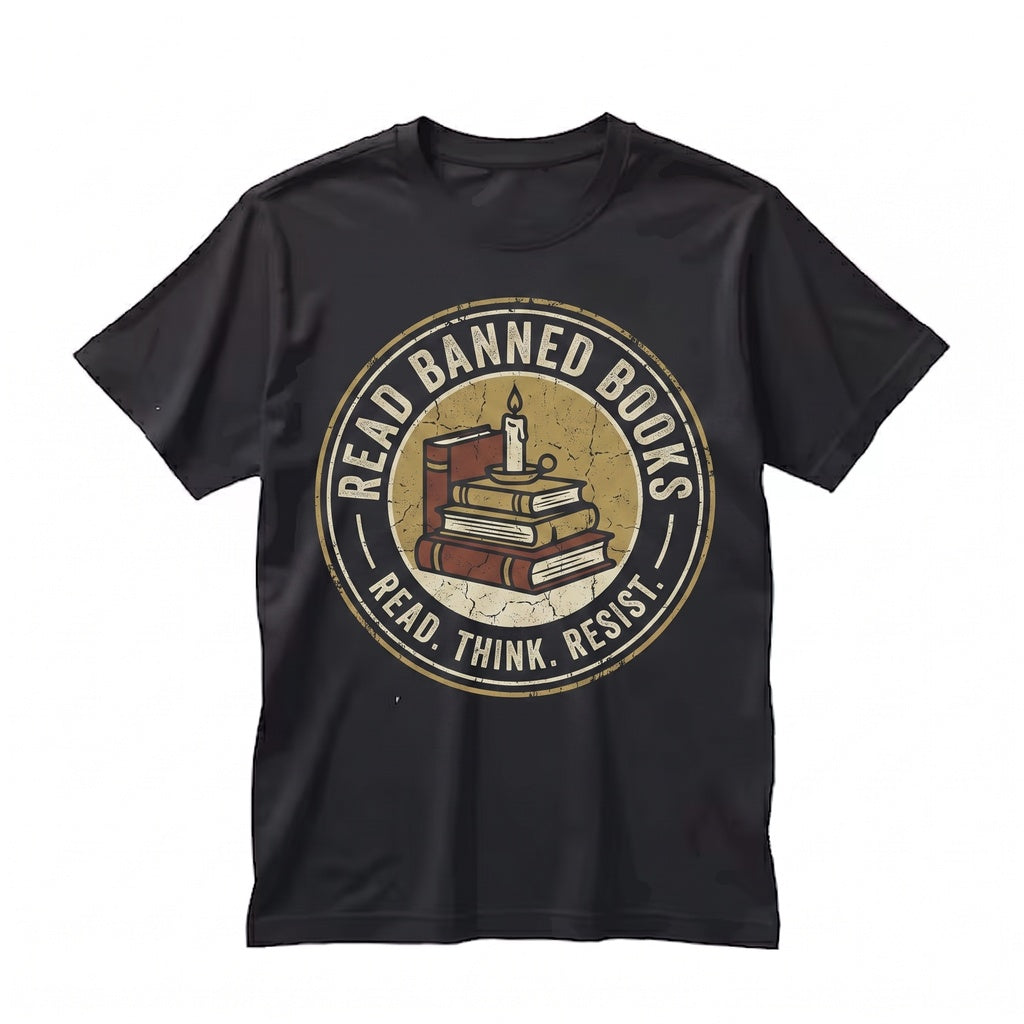 Read Banned Books Librarian Bookworm Gift for Lover Unisex TShirt