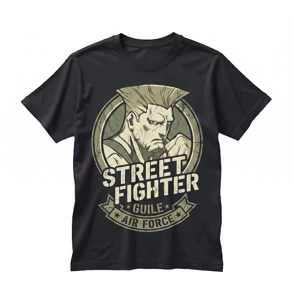 Guile Graphic Martial Arts Video Game Arcade Fighter Apparel Unisex TShirt